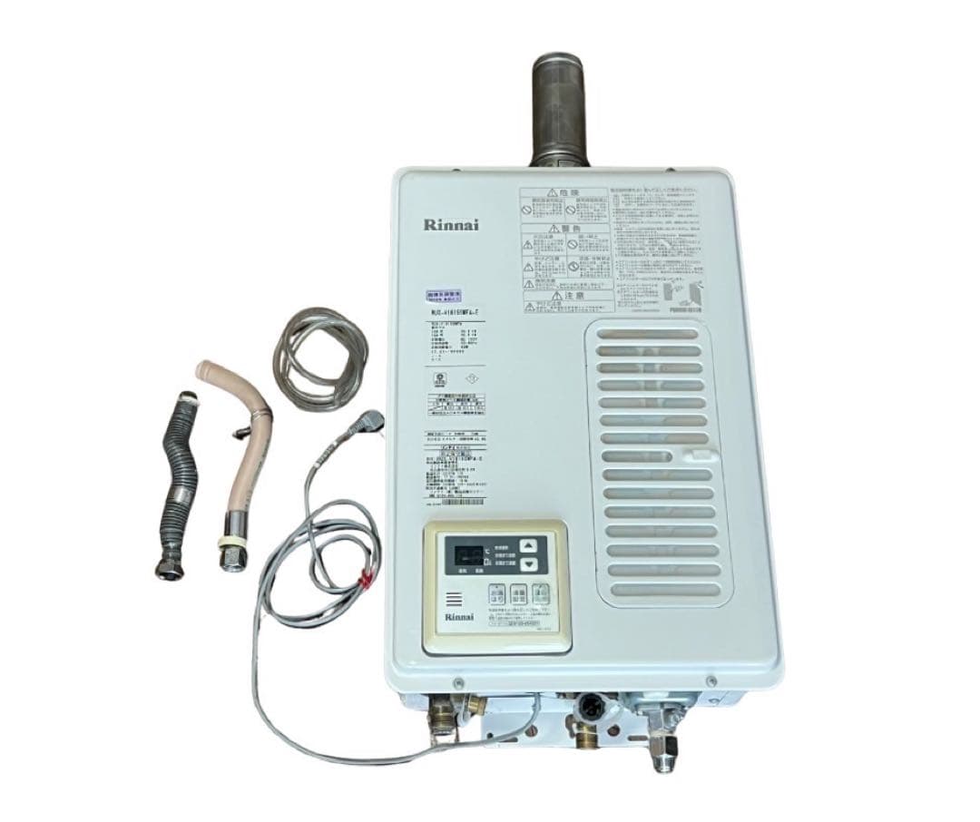 Rinnaiリンナイ 都市ガス給湯器 RUX-V1615SWFA-E リモコン付 リンナイ ガス給湯専用機 RUX-V1615SWFA(B)-E 16号 FE方式 屋内壁掛型