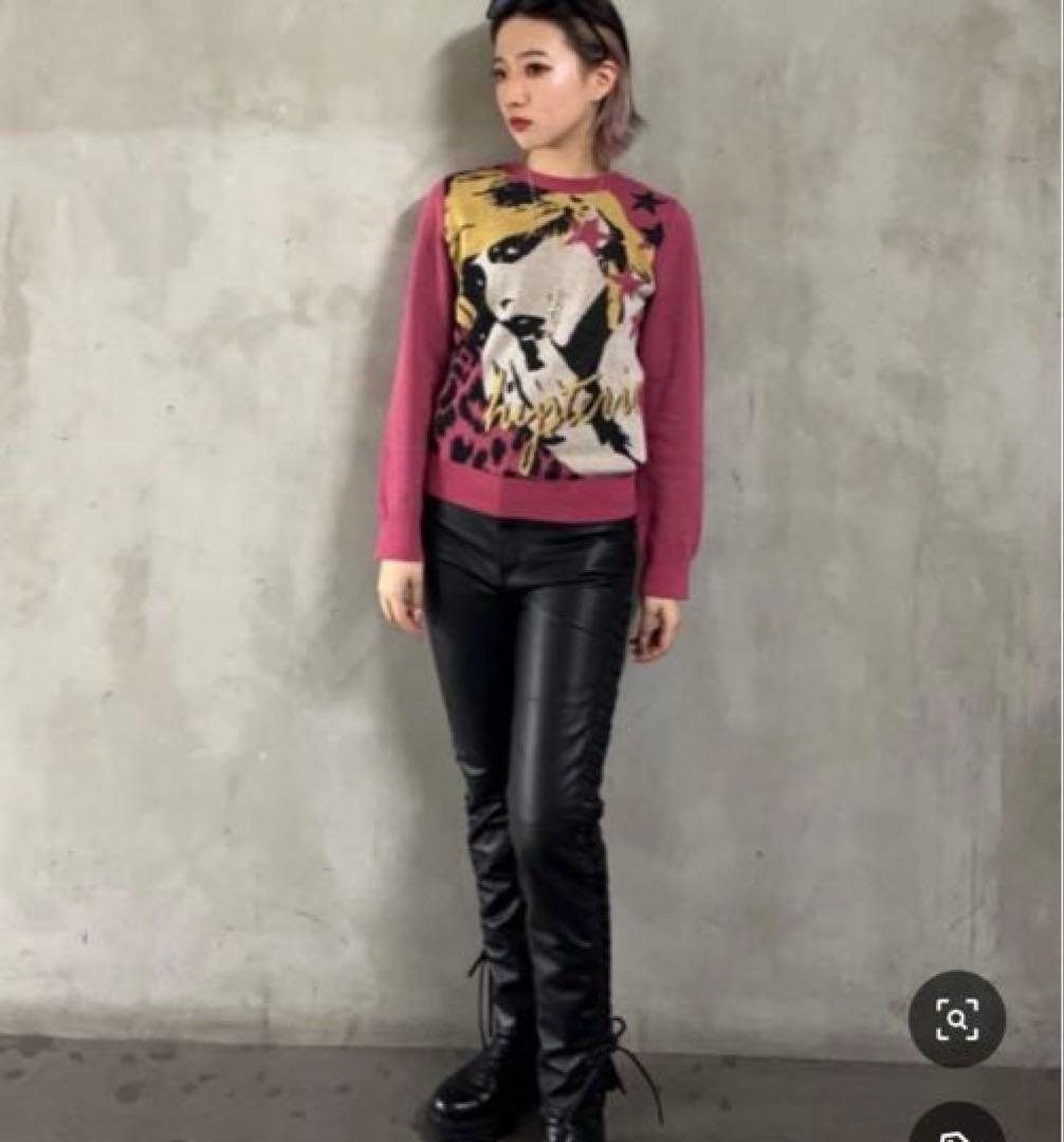 ヒステリックグラマーNEW WAVEジャカードショート丈 プルオーバー