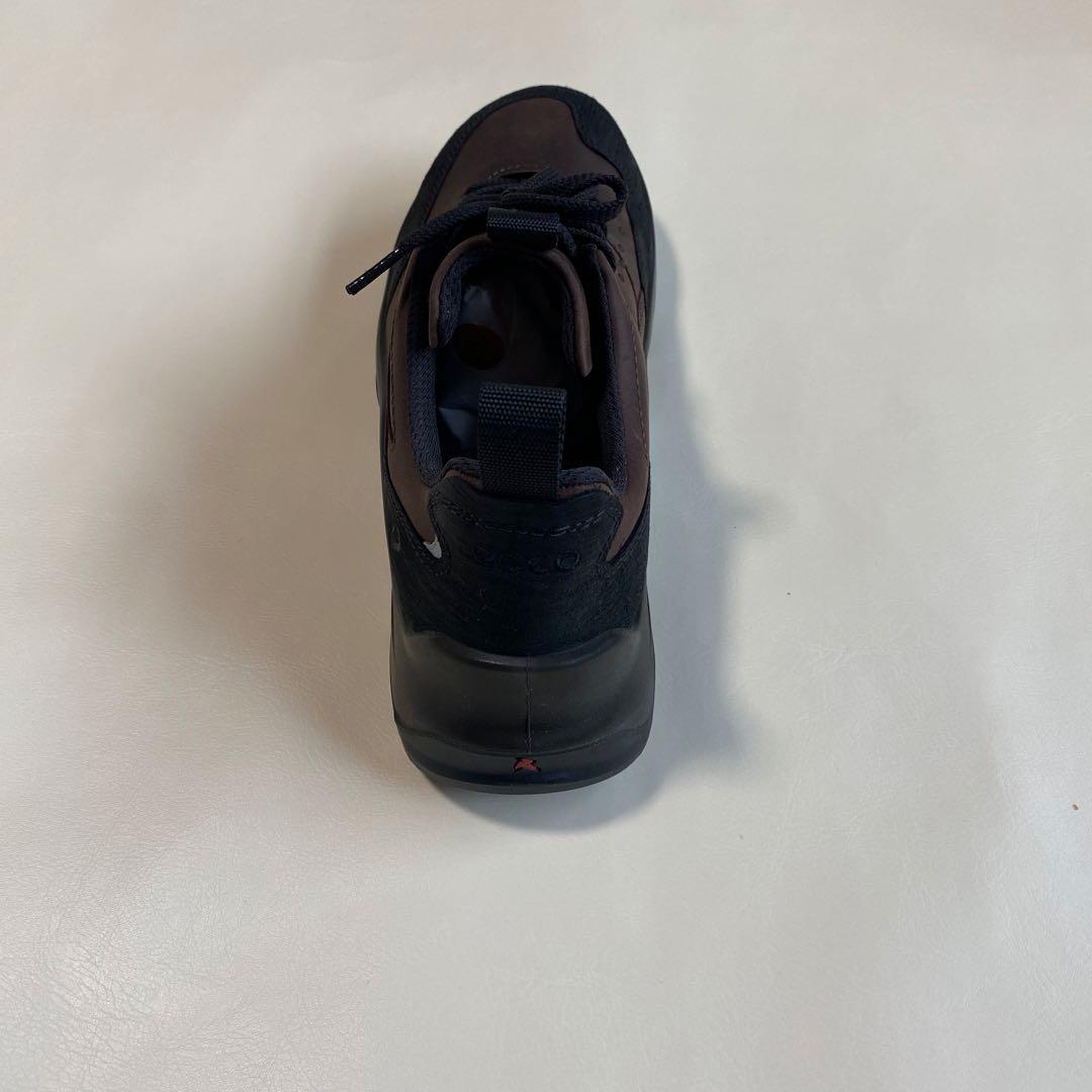 ecco エコー　メンズ　スニーカー　27.5cm ブラック/モカ
