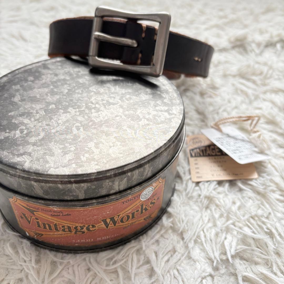 Vintage Works DH5679 35/89 レザー ベルト　缶付 ワイルドスワンズ・パタゴニア正規販売店 GMMSTORE