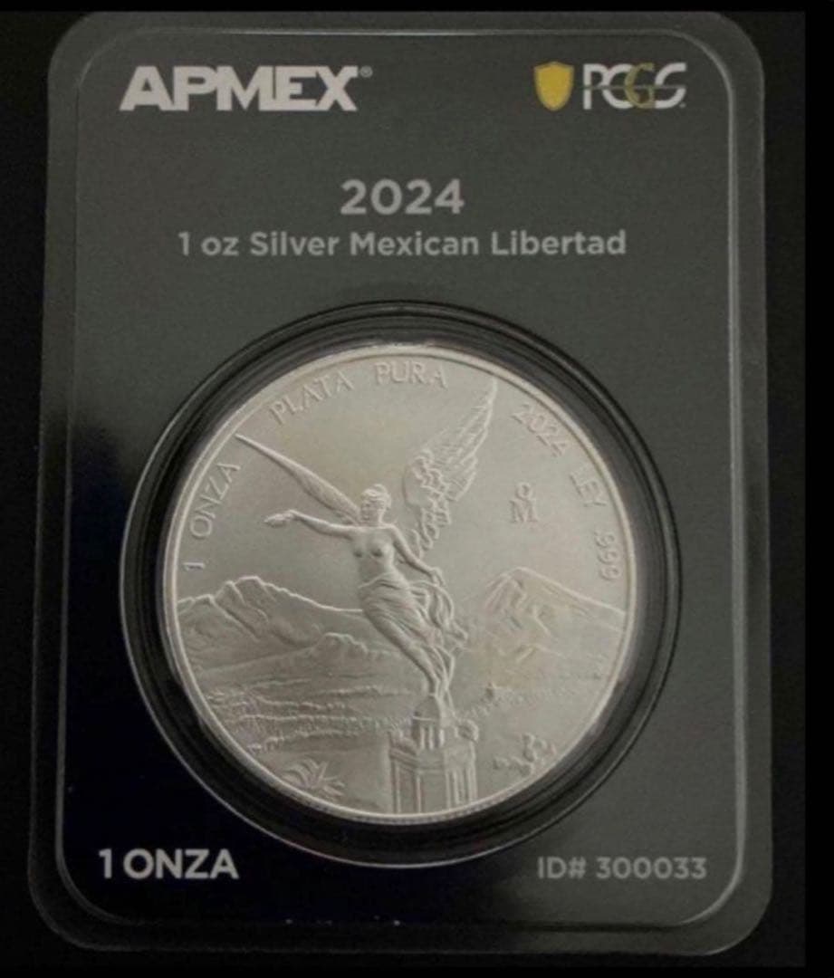 2024 メキシコ リベルタード 銀貨 1オンス 純銀 APMEX 密封 未開封