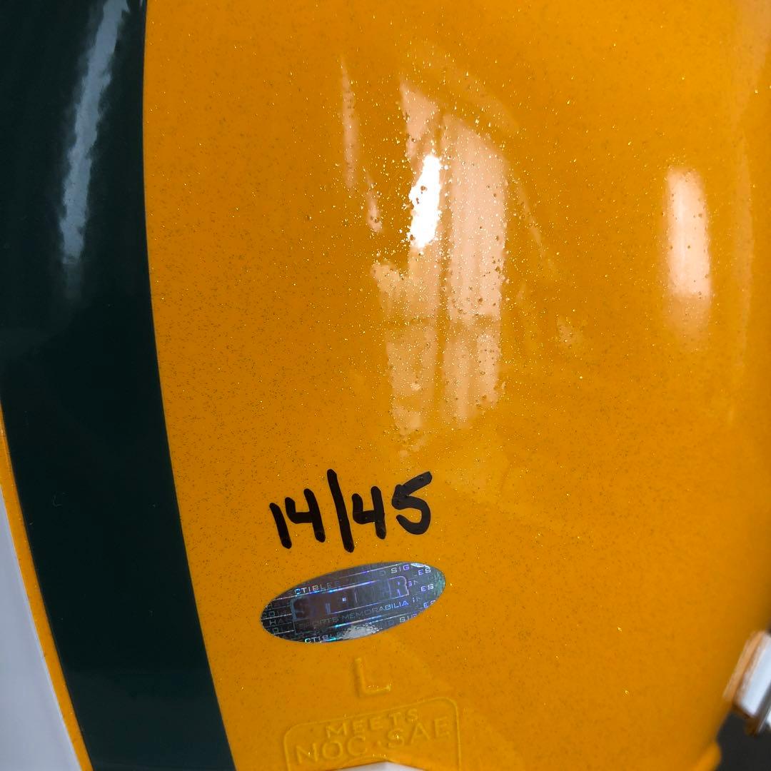 アーロンロジャース Green Bay Packers サイン入りヘルメット - メルカリ