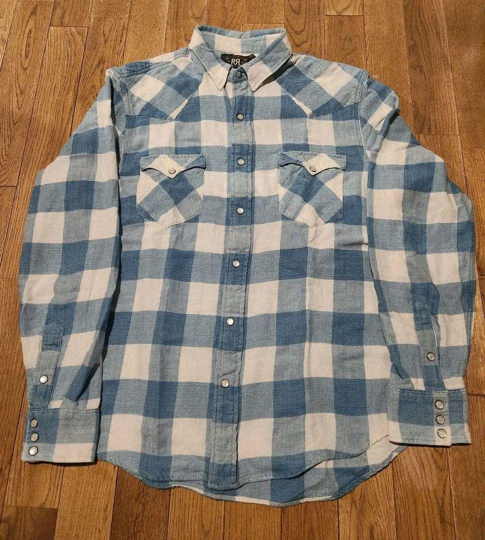RRL スリム プラッド ツイル ウエスタンシャツ チェック L - メルカリ