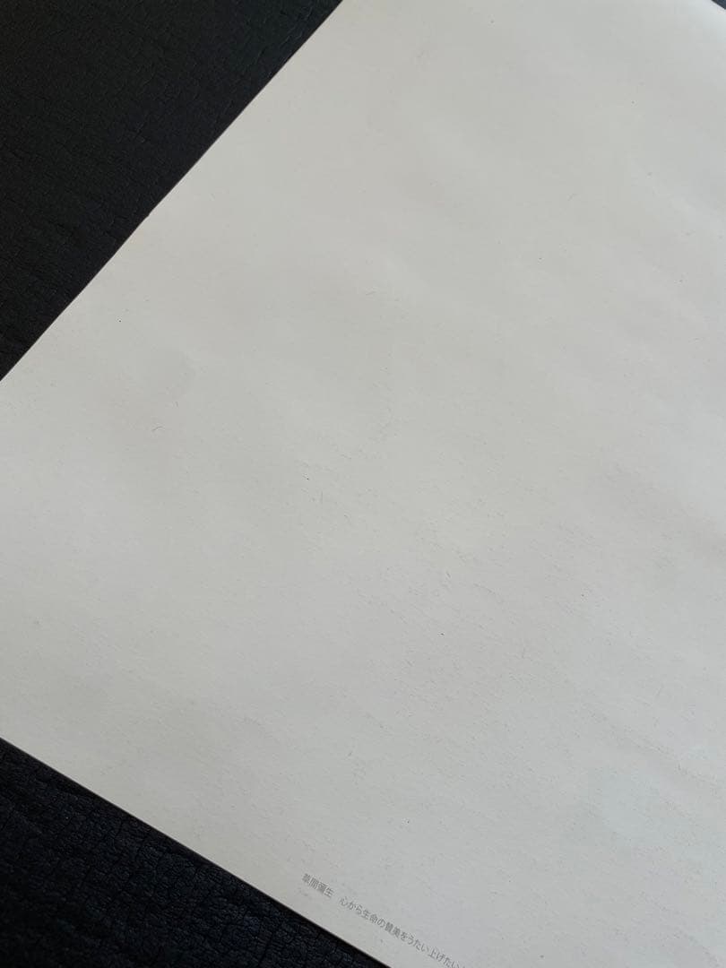 草間彌生 展示会限定ポスター 心から生命の賛美をうたい上げたい