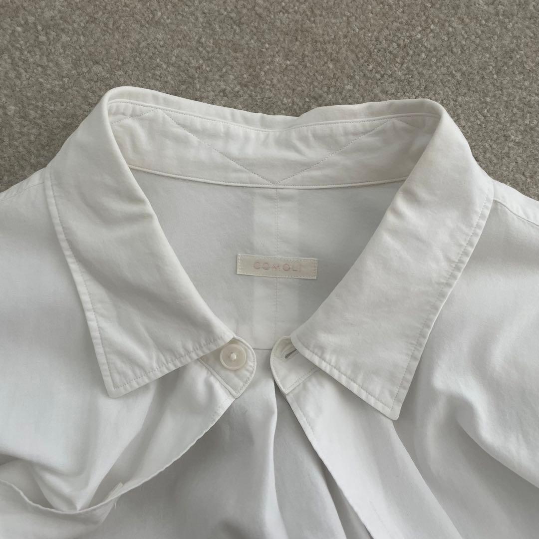 comoli コモリシャツ 新型 size 3 ホワイト 白 - メルカリ