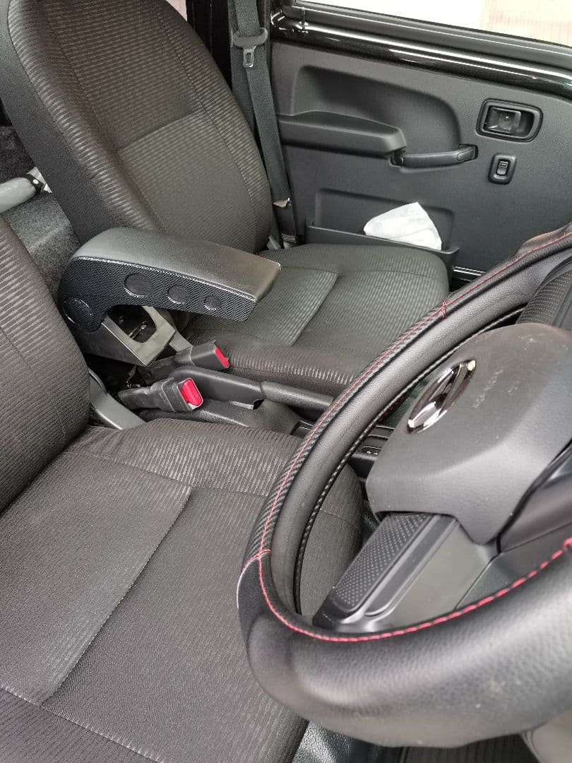 ハイゼットジャンボ S500P／S510P専用 アームレスト 肘掛け カーボン調