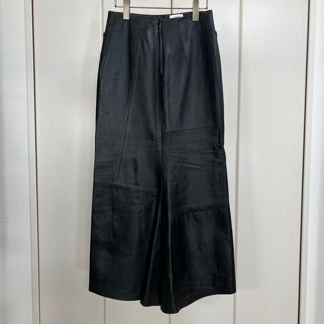 JUNYA WATANABE 00AW 再構築 シープレザー ロングスカート