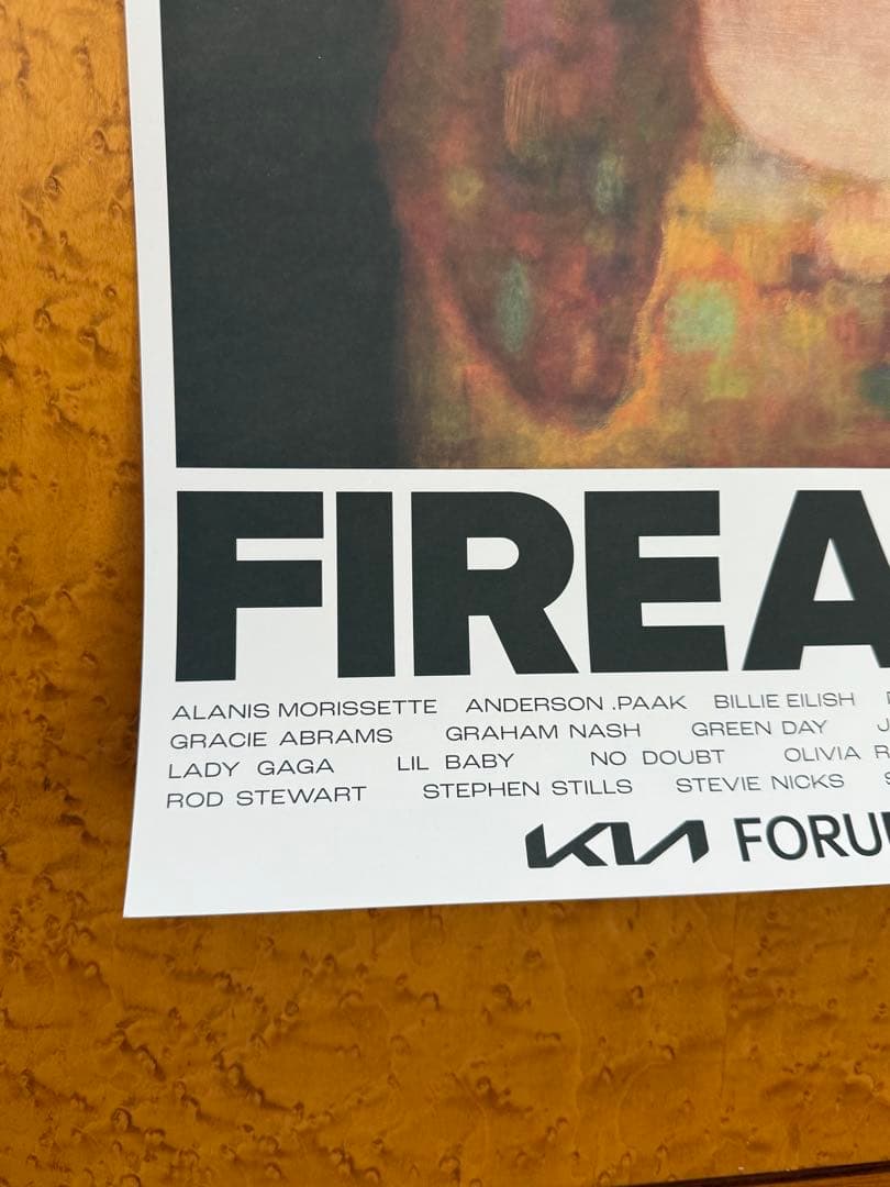 【新品】激レア　奈良美智　FireAid ポスター①