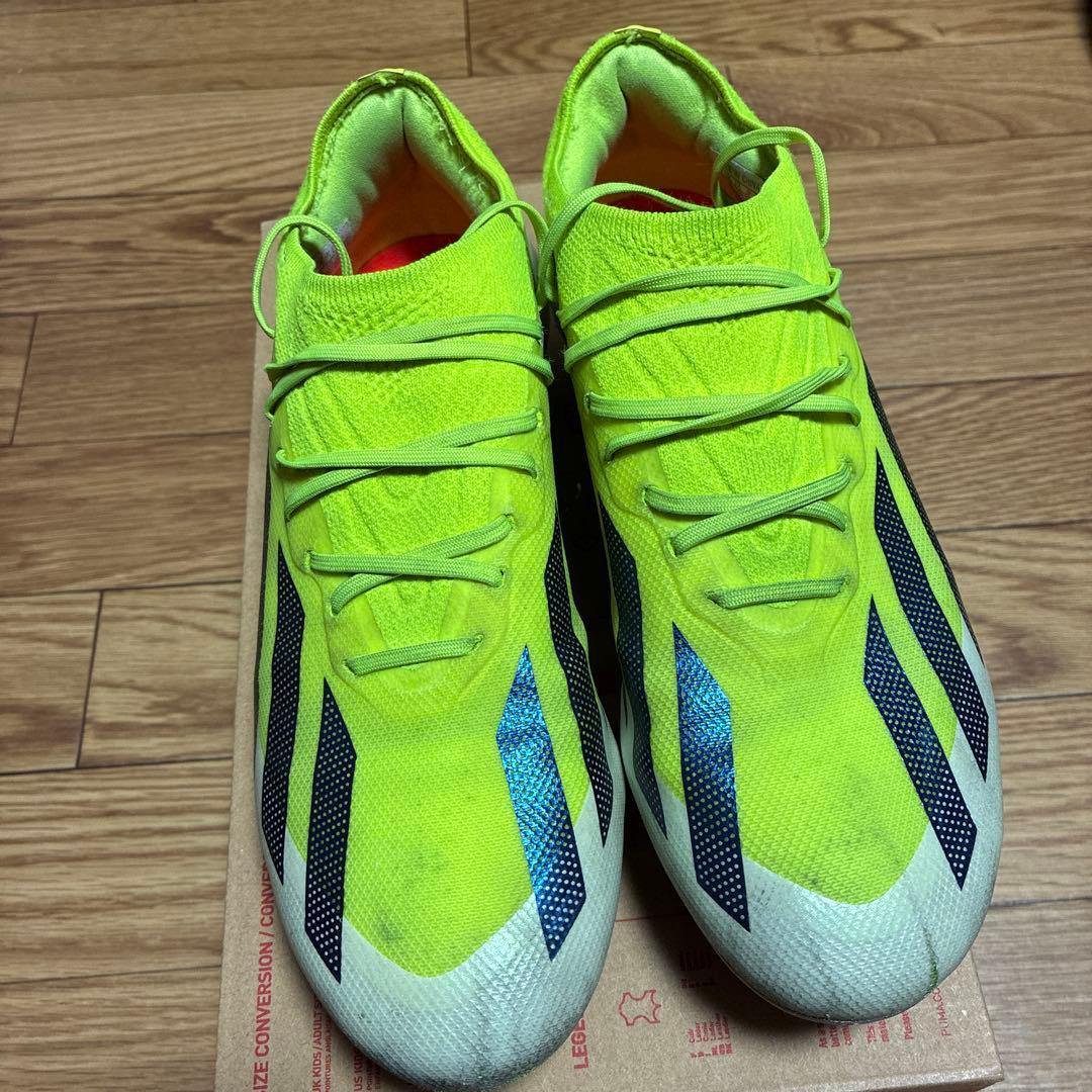 adidas X クレイジーファースト.1 イエロー/ブラック エックス クレイジーファスト INJ.1 FG コアブラック×チームソーラー