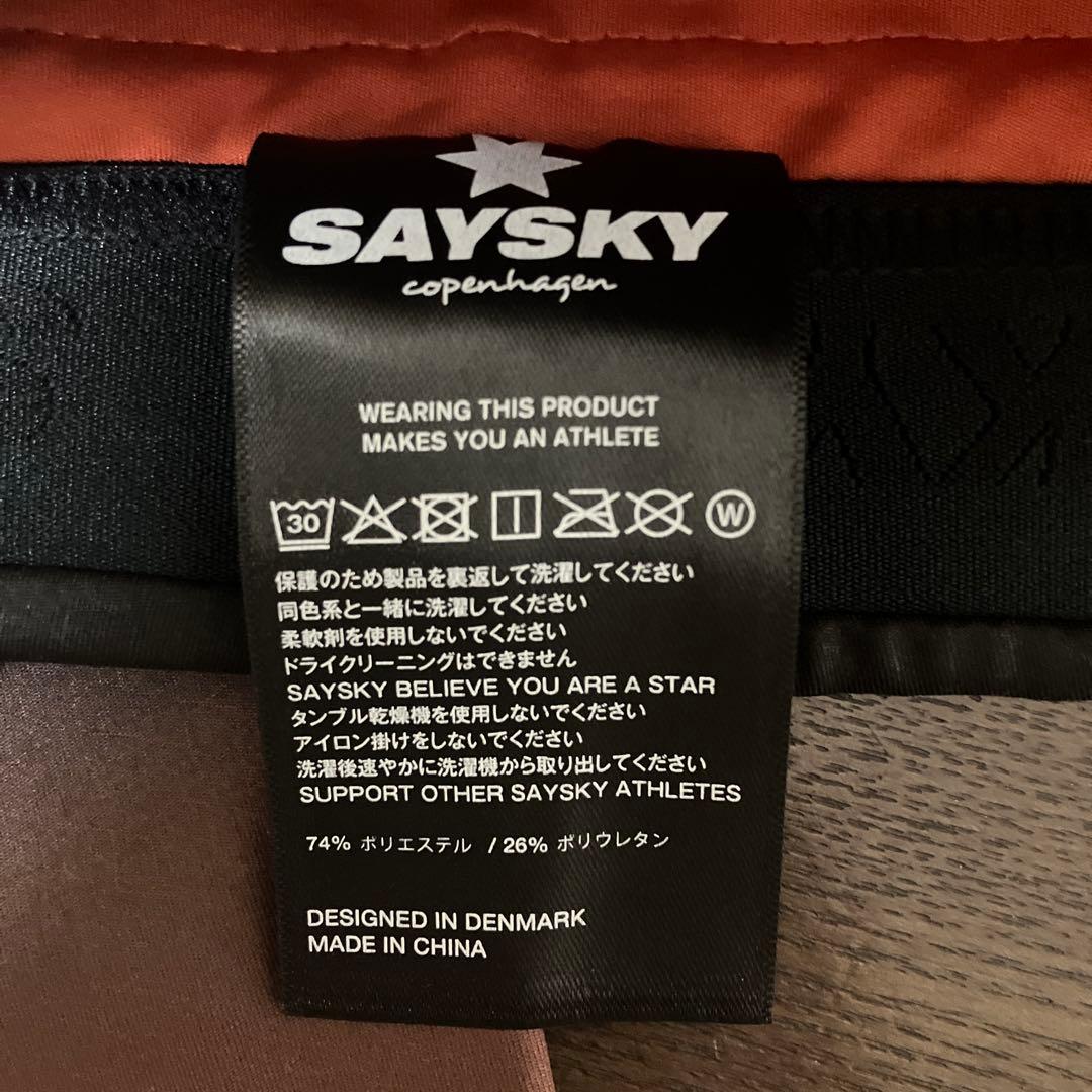 《新品》　SAYSKY セイスカイ ランニングパンツ　ロングタイツ　XS