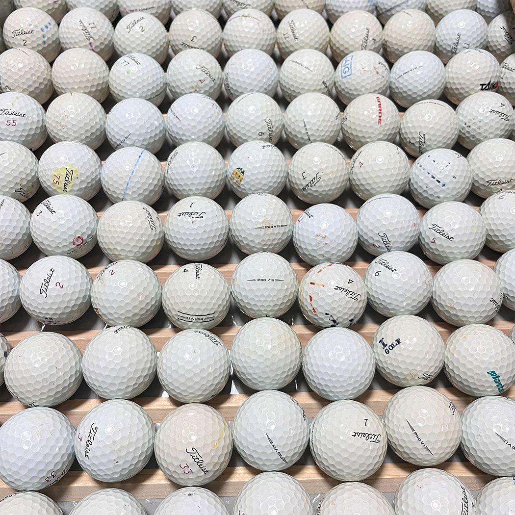 ロストボール タイトリスト Pro V1 V1x 混合 40球 ホワイト 練習用