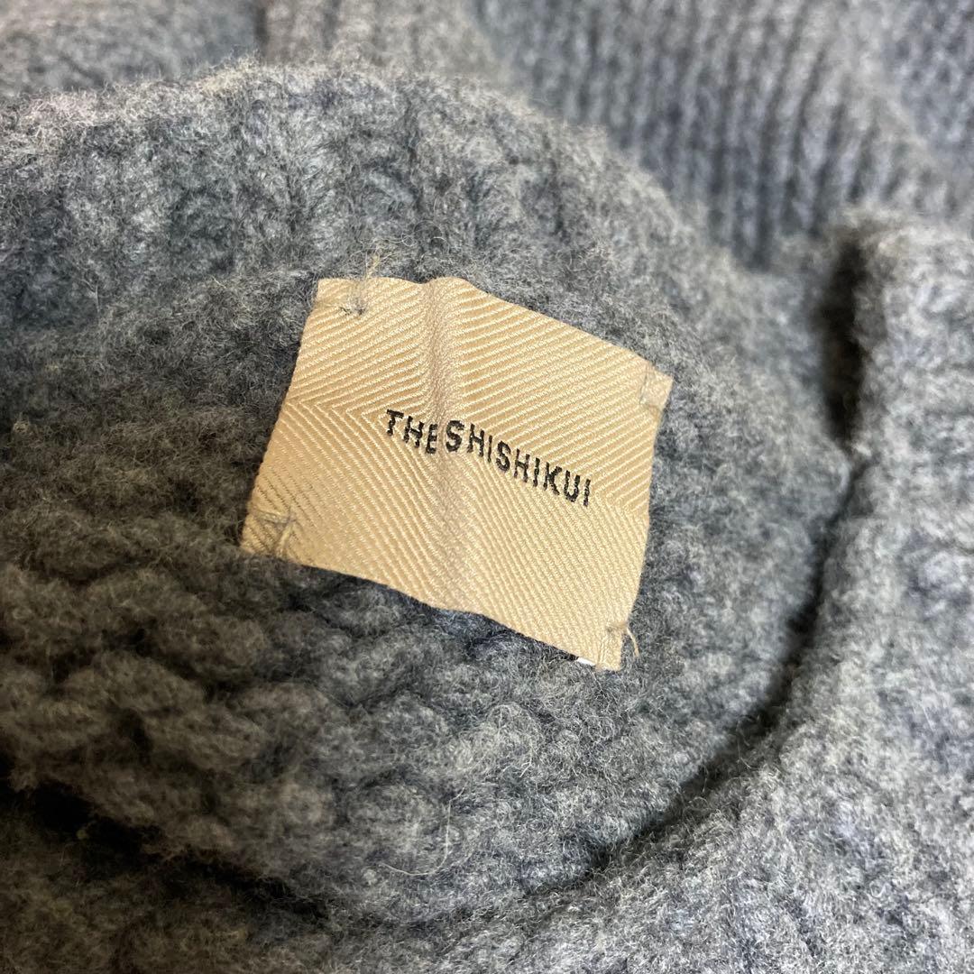 THE SHISHIKUI HAND MADE KNIT グレー - メルカリ
