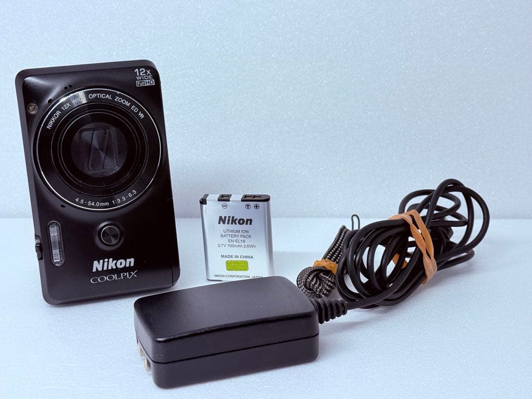 Nikon COOLPIX S6900 ブラック タッチ操作&wifi転送可 Amazon | Nikon デジタルカメラ COOLPIX S6900 12倍ズーム 1602万画素