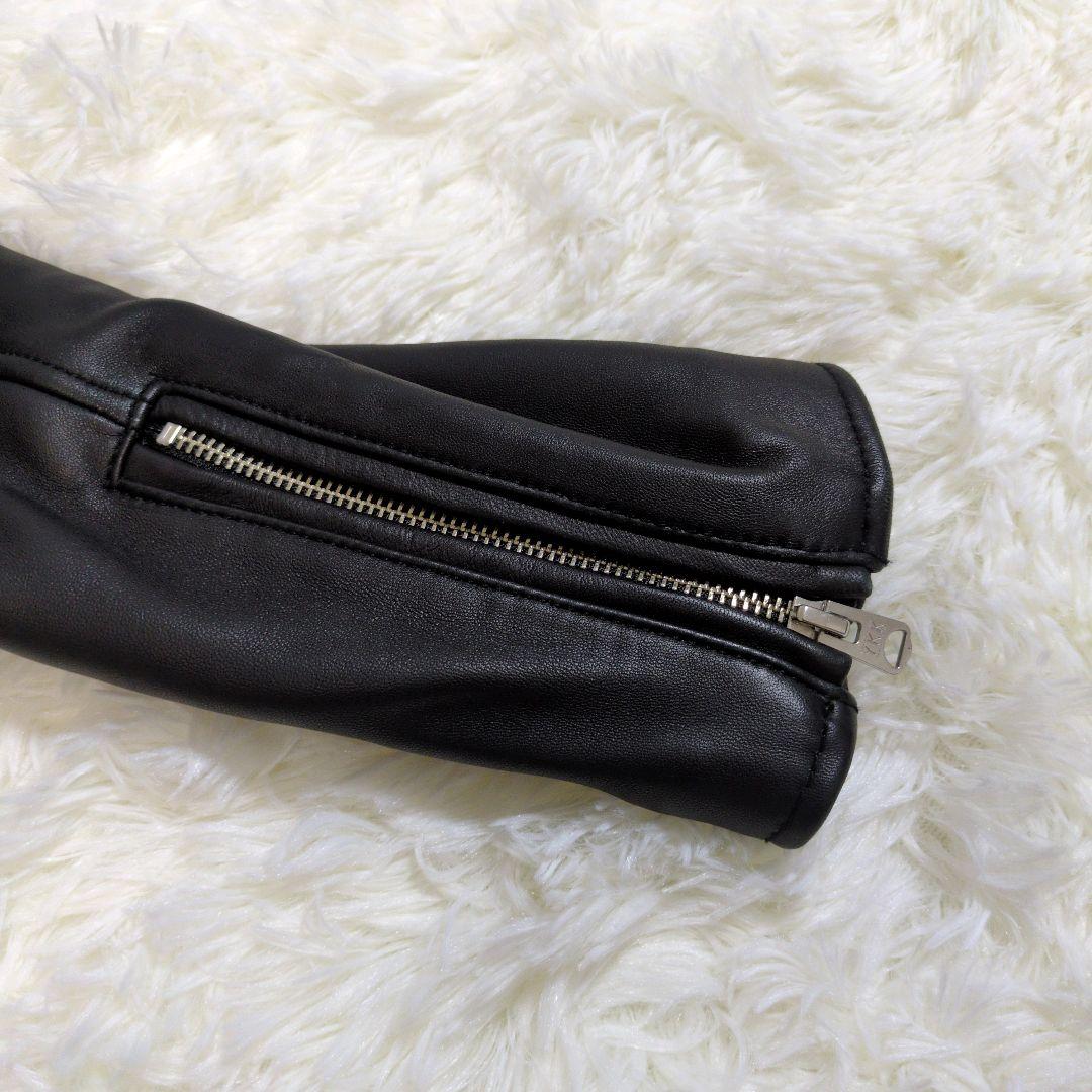 ユニオンステーション メンズビギ レザージャケット 羊革 ラムレザー