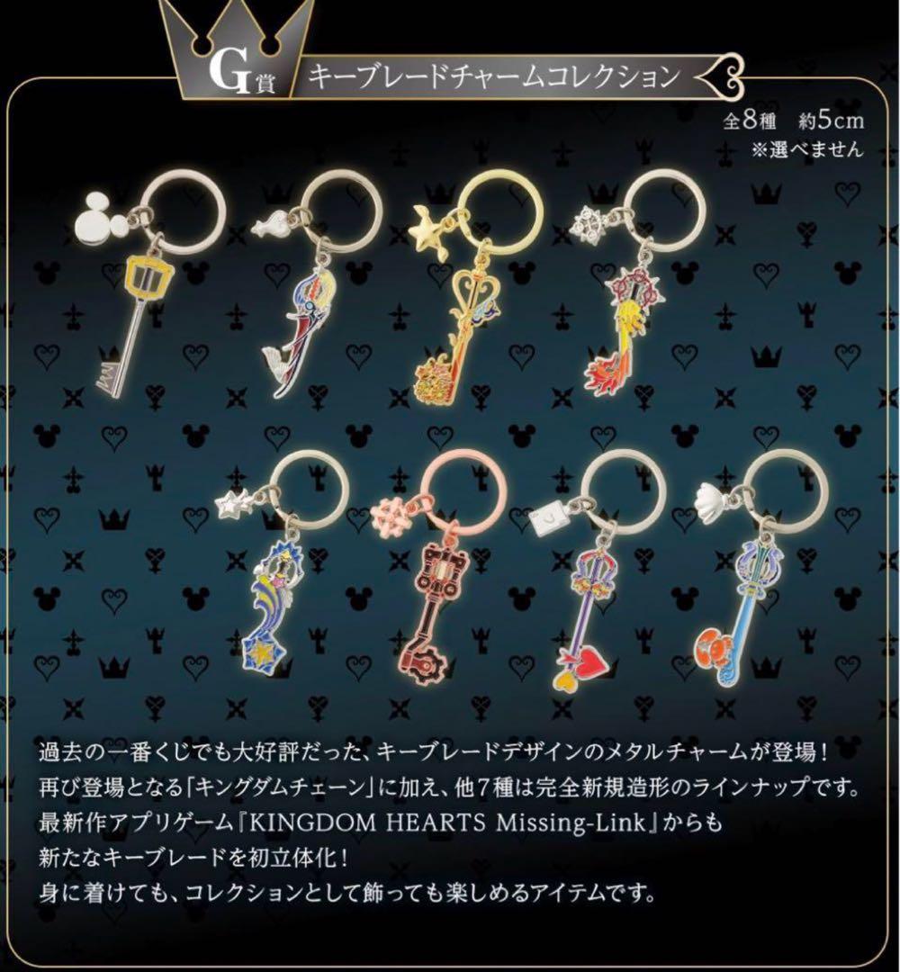 キーブレードチャーム一番くじ キングダムハーツ -Linking Hearts
