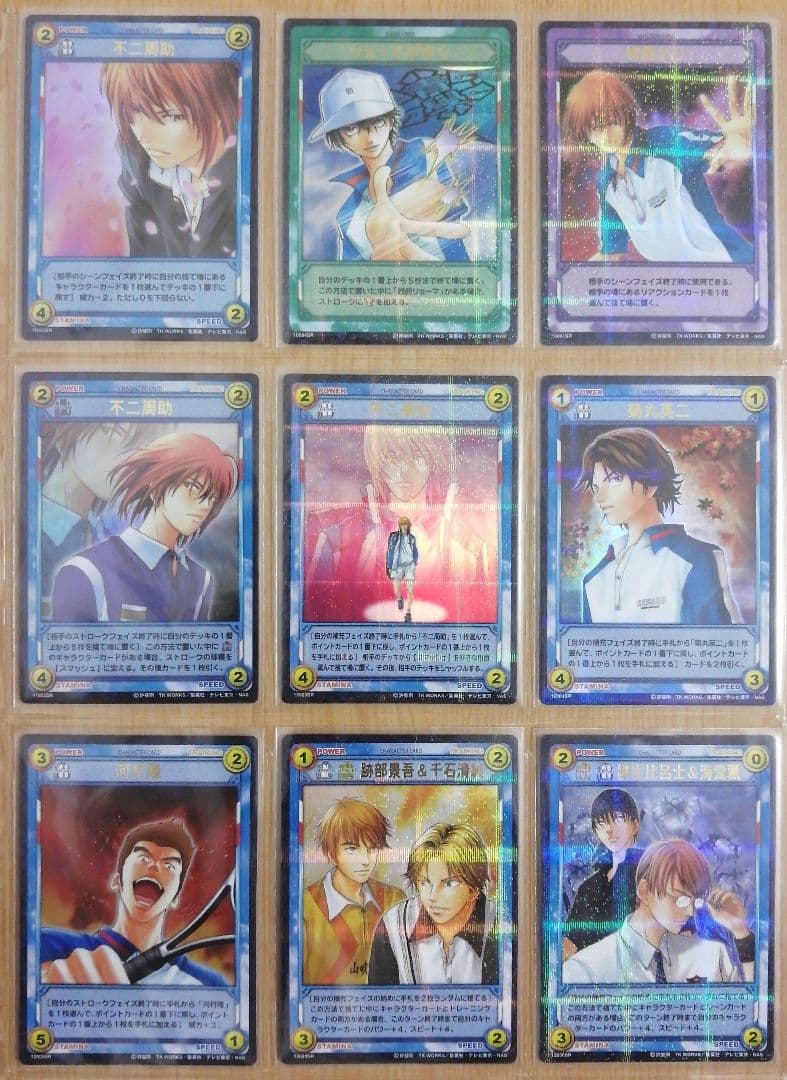 テニスの王子様 TCGトレーディングカードゲーム SR&SCRカード144種類
