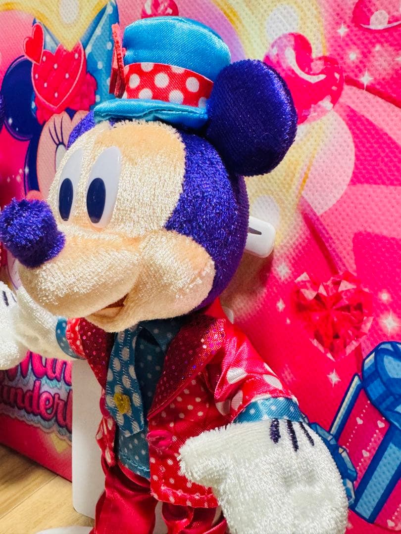 パルパルーザ 新品未使用 ミッキー ミニー ファンダーランド　　ぬいぐるみバッジ