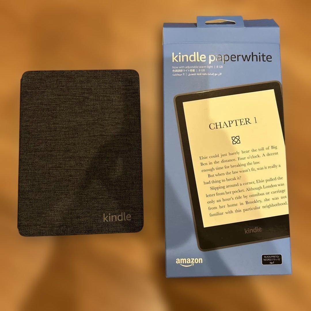 美品 Paperwhite 第11世代 広告なし 純正カバー付 8GB Yahoo!オークション -「kindle paperwhite 第11世代 広告なし」の落札