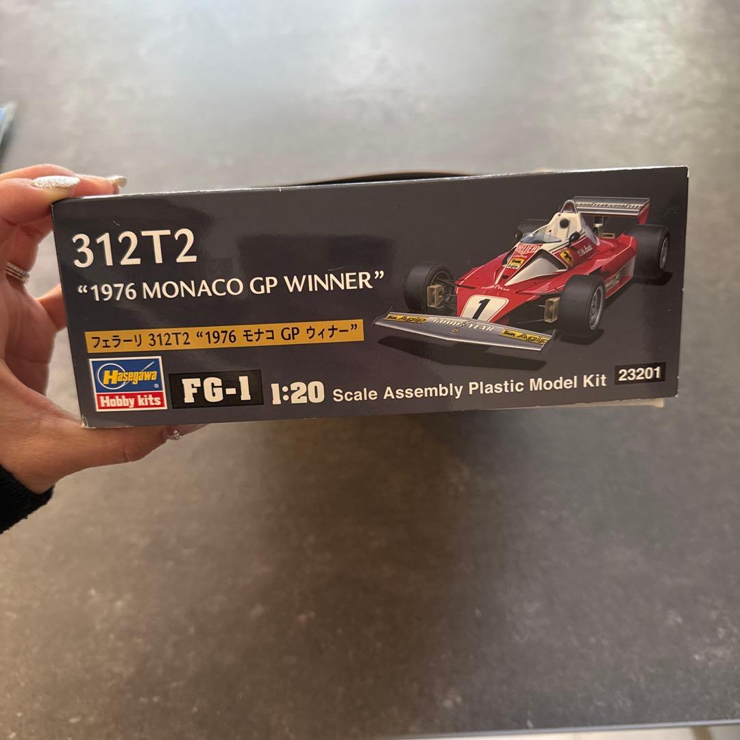 新品未組立】ハセガワ FG-1 フェラーリ 312T2 1976 モナコGP