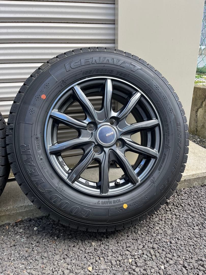 13インチスタッドレス　極美品　155/80/R13 軽自動車