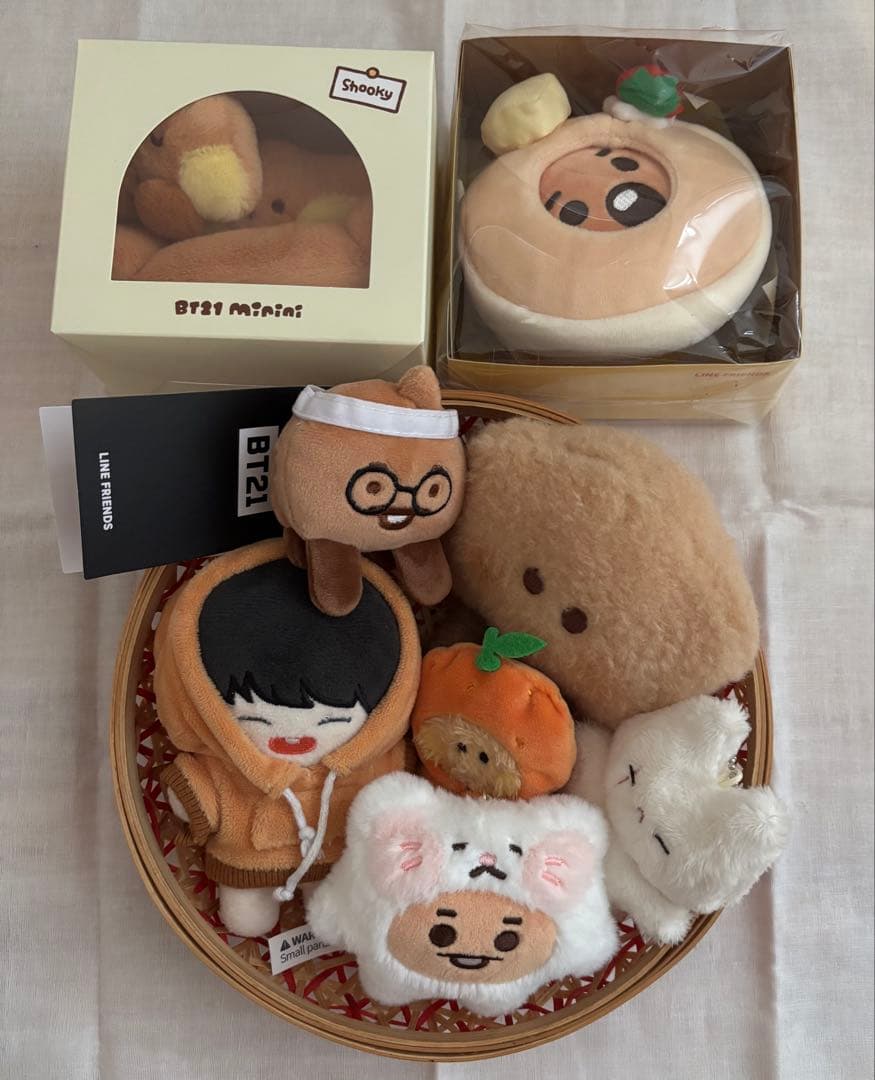BTS SUGA shooky ぬいぐるみ 8点まとめ売り(画像追加) BTS/防弾少年団) BT21 SHOOKY シュキ SUGA シュガ ユンギ ぬいぐるみ