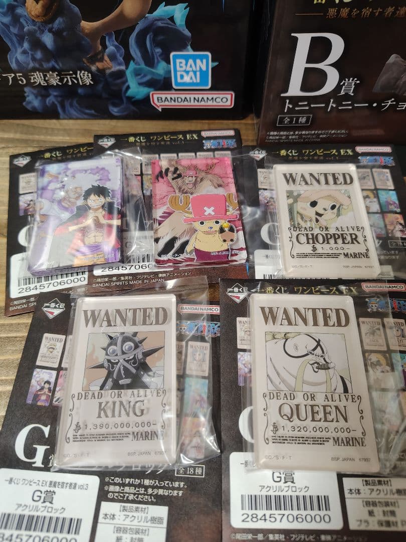 一番くじワンピースEX　A賞、Ｂ賞、オマケ付き