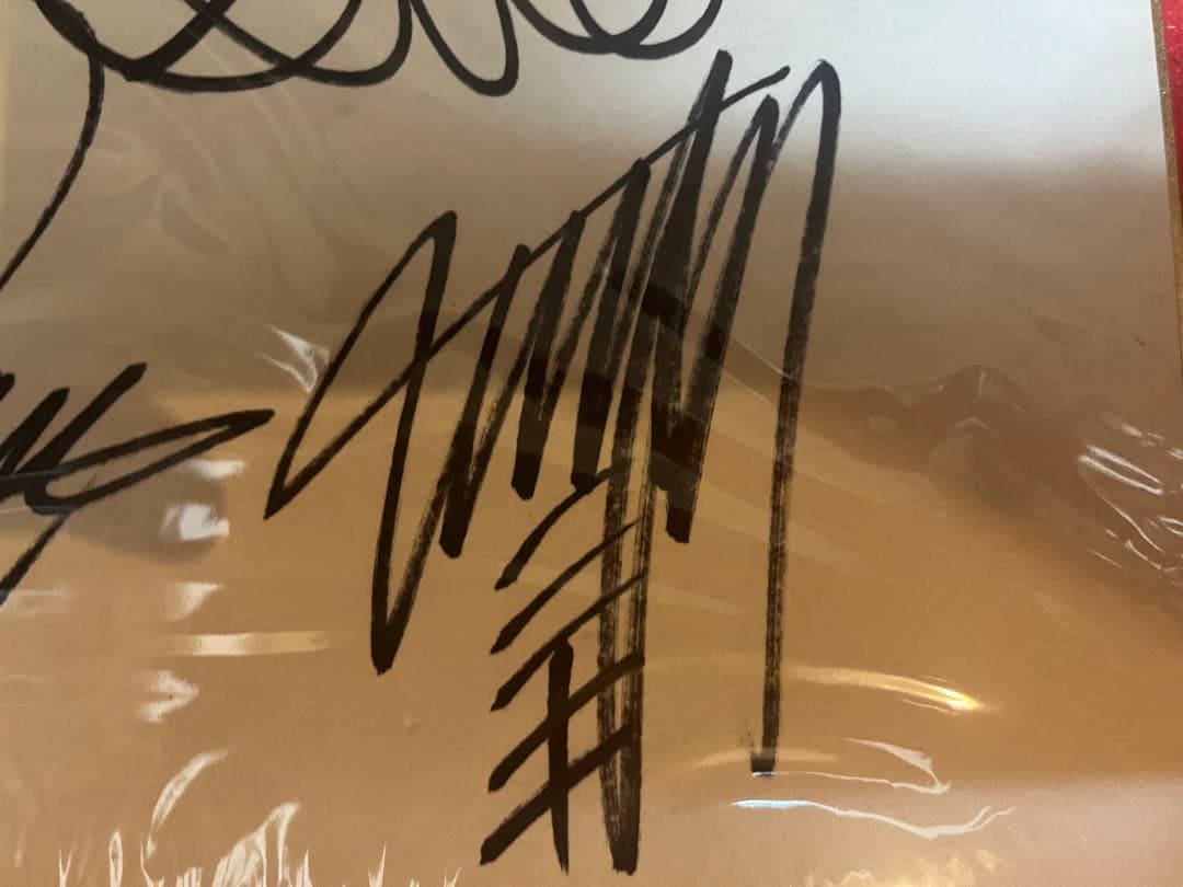 キャンディーズ直筆サイン色紙　昭和レトロ当時物