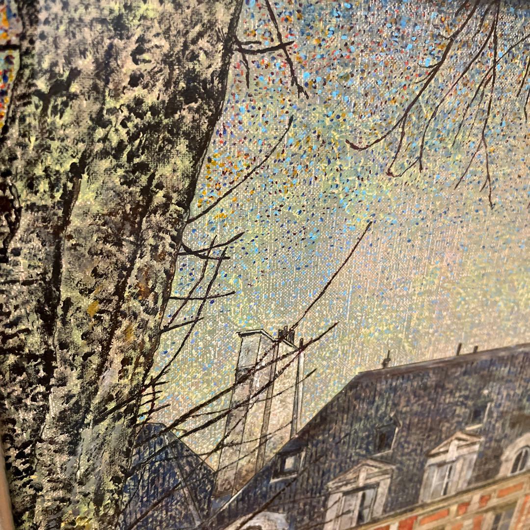 【更に値下げしました】絵画《昼のヴォージュ広場(パリ)》