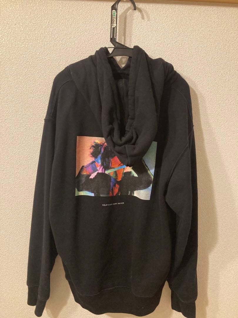 HELP EVER HURT NEVER フード付きパーカーMサイズ
