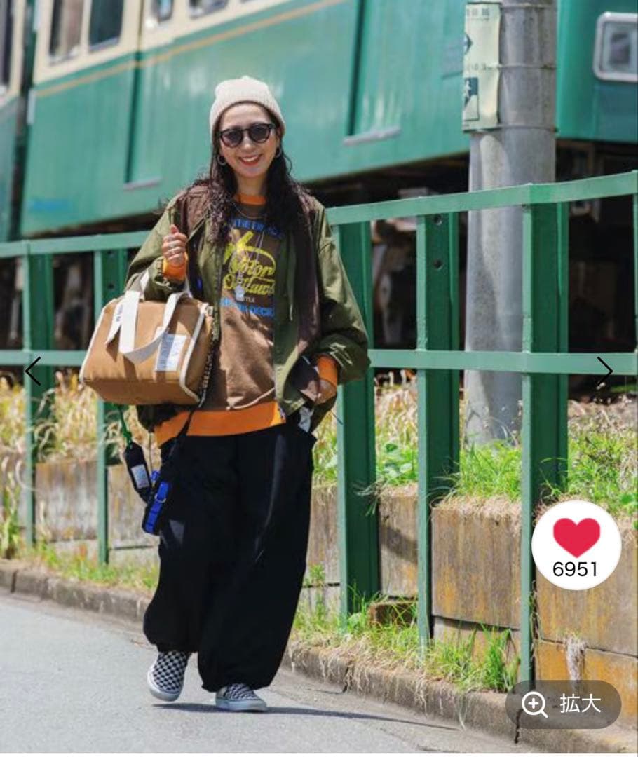 ニコアンド［be with M］ Misayo ミリリメイクジャケット カーキ