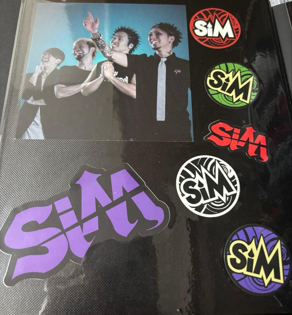 SiM バンド 初期ロゴ ステッカー
