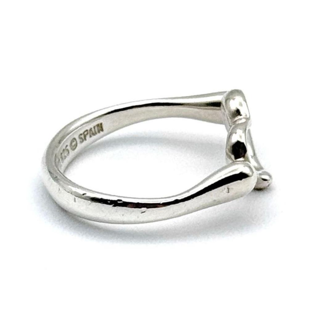 TIFFANY オープンハート リング シルバー Ag925 10号 - メルカリ