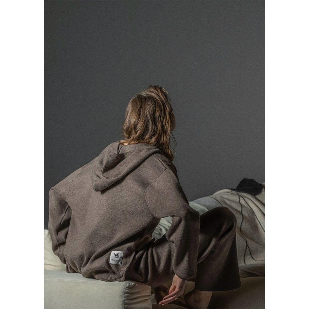 【新品未開封 在庫ラスト】RIB KNIT LOUNGE SET / BROWN