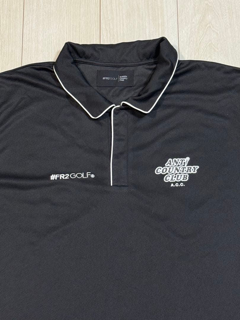 未使用2XL】FR2 GOLF × ANTI COUNTRY CLUB ポロ