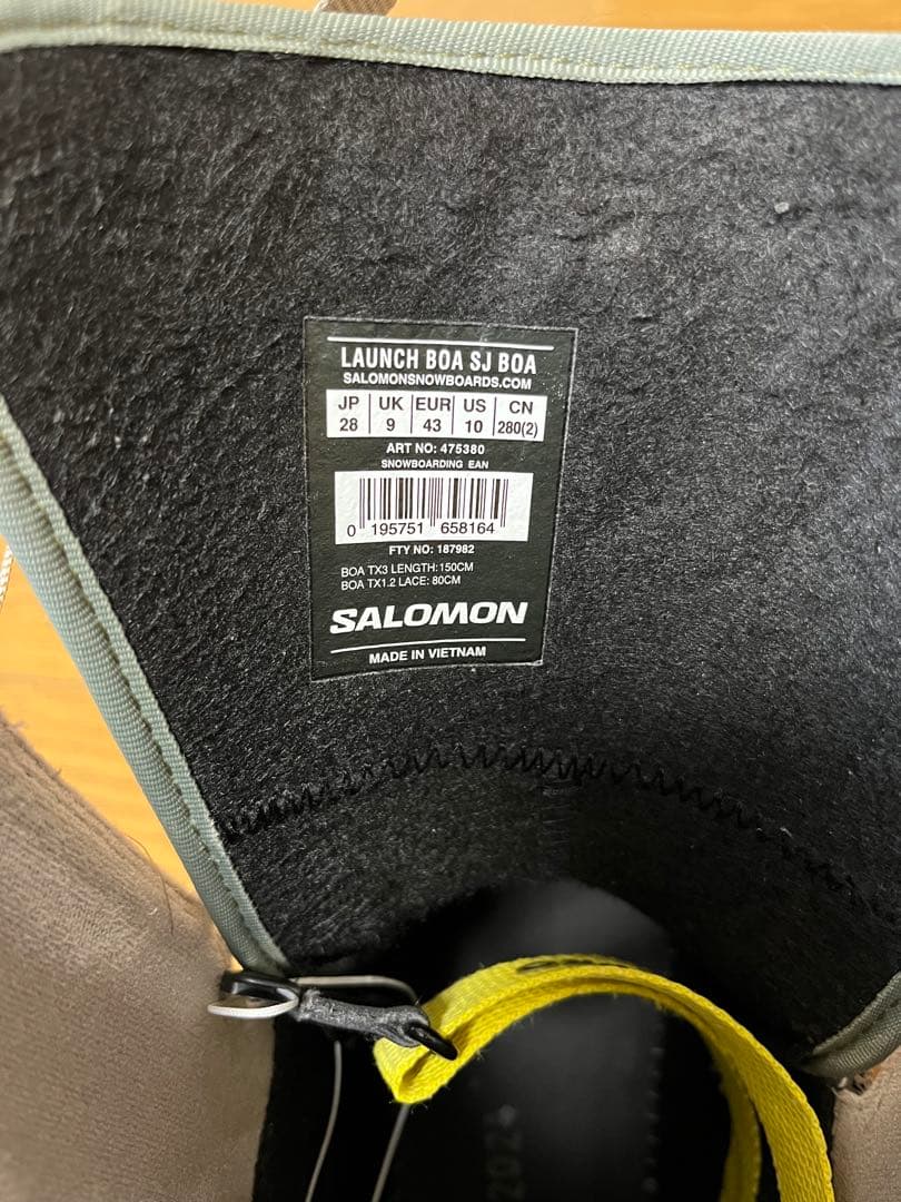 スノーボード SALOMON 24-25 LAUNCH BOA SJ BOA 28.0cm