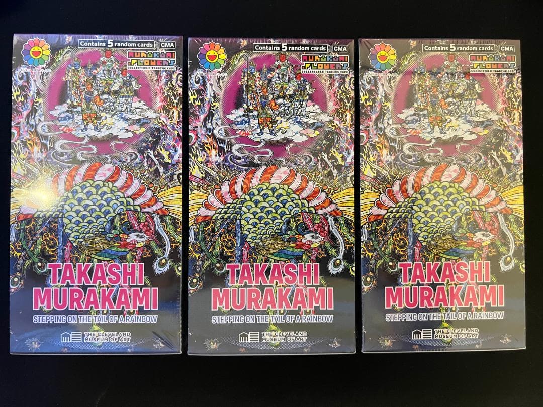 3箱　村上隆Stepping on the Tail of a Rainbow 村上隆 Stepping on the Tail of a Rainbow BOX TAKASHI MURAKAMI