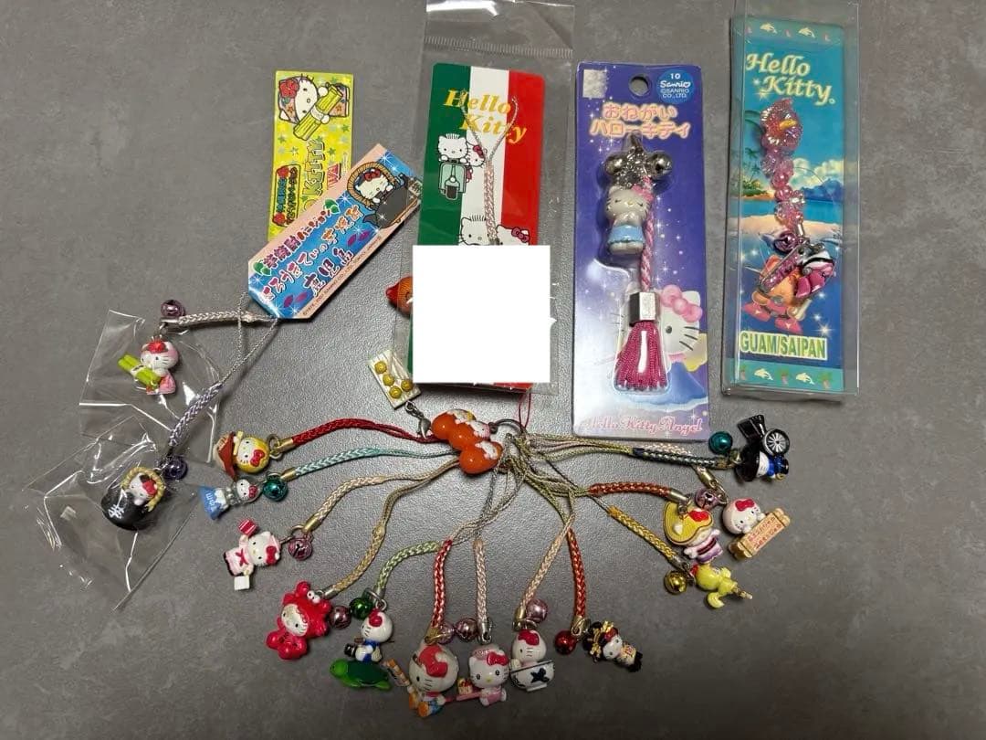 ご当地キティ 根付 ストラップ 年代物 地域限定