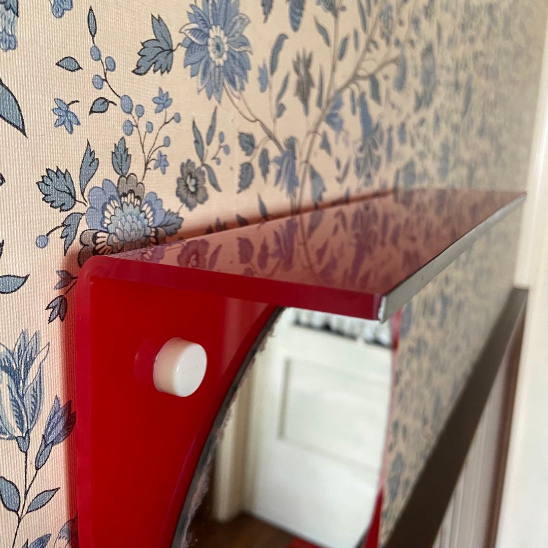 スペースエイジ 壁掛け鏡 ´70s ミッドセンチュリー 希少 - メルカリ