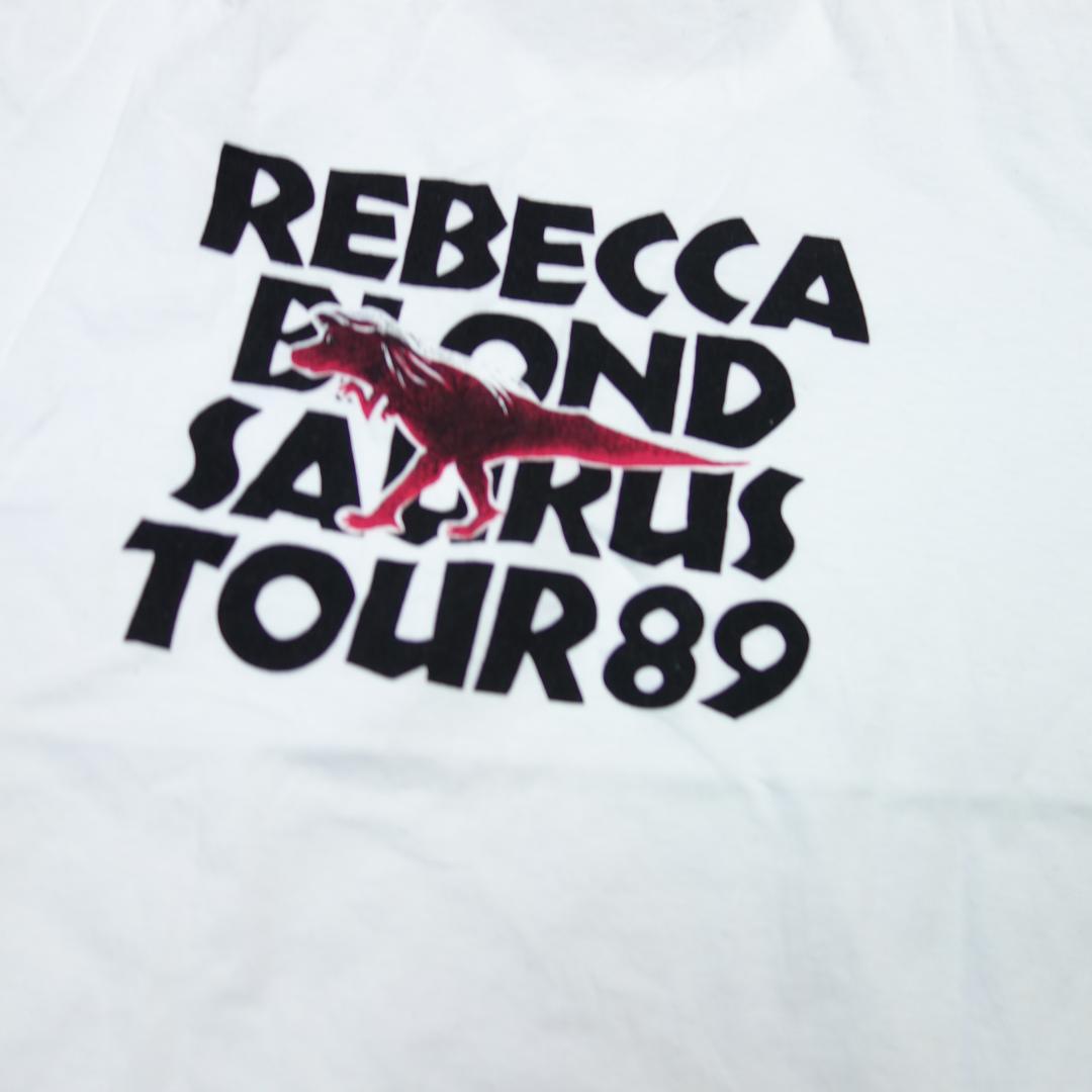 3751 レベッカ Rebecca 89年ブロンド サウルス ツアー tシャツ