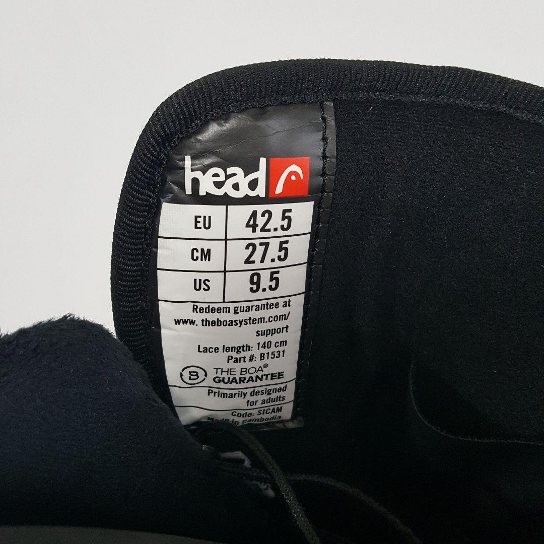 美品 HEAD スノーボードブーツ STRIKE BOA ブラック 27.5cm