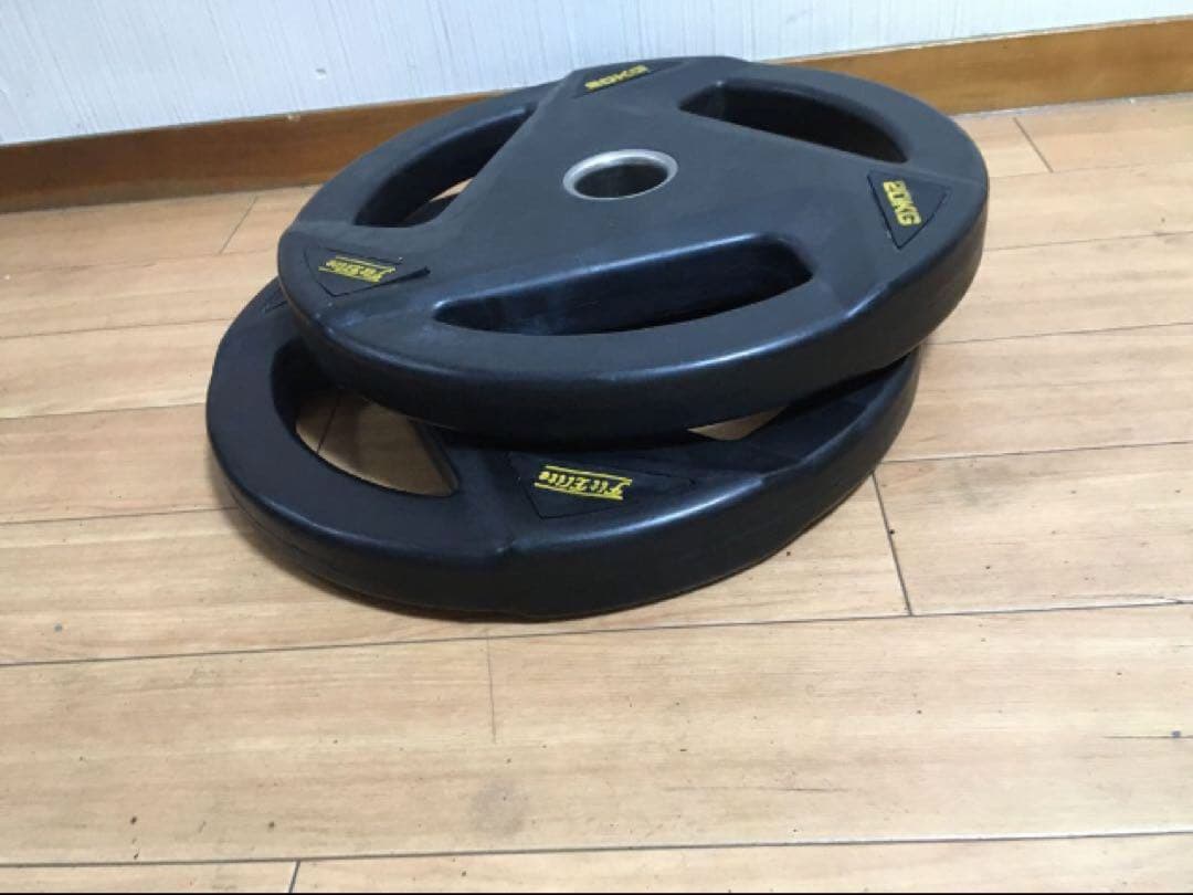 ①フィットエリートFitElite オリンピックプレート20kg x 1 枚.①