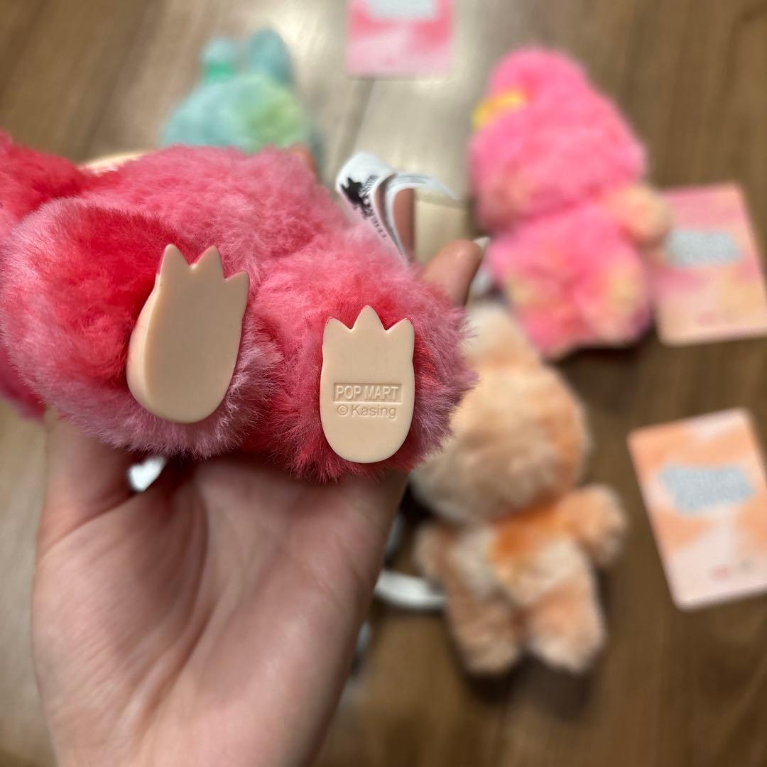 ラブブTHE MONSTERS ぬいぐるみ 5色セット　おまけケース2個付き