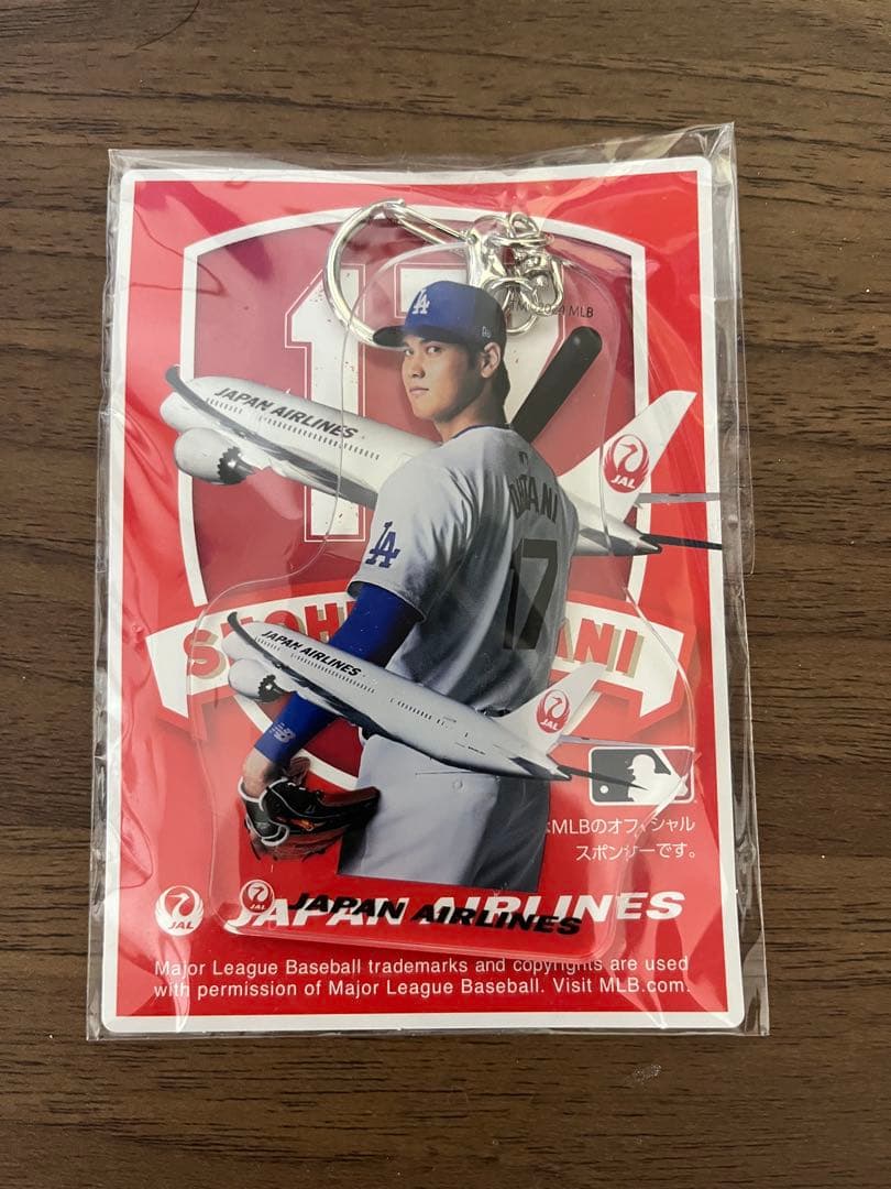 非売品　大谷翔平 JAL アクリルキーホルダー　日本航空 大谷翔平 記念グッズ 日本航空 JALDREAM SHO JET 初便搭乗記念カード