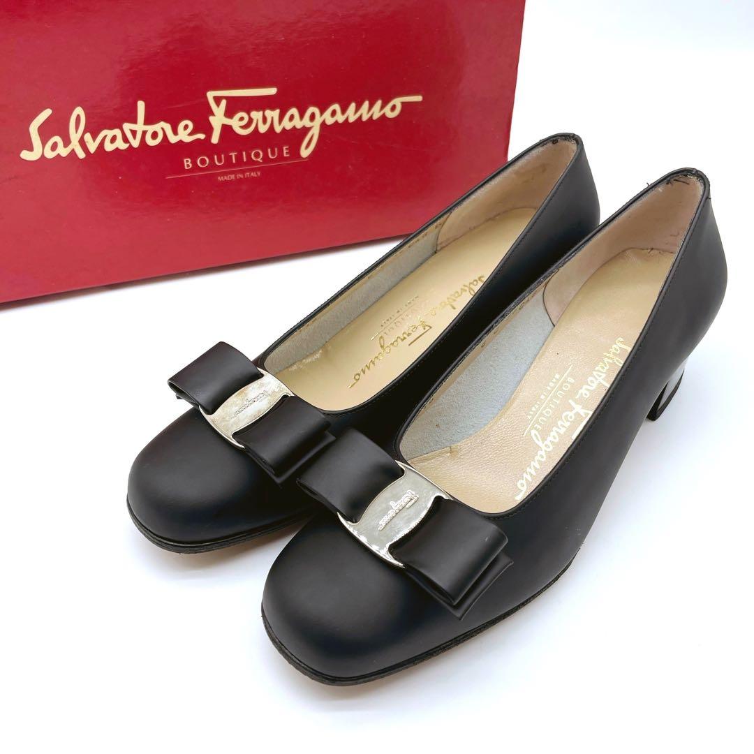 コスモス‼︎ Salvatore Ferragamo マットブラック Tramezza plain toe Oxford - Men | Ferragamo