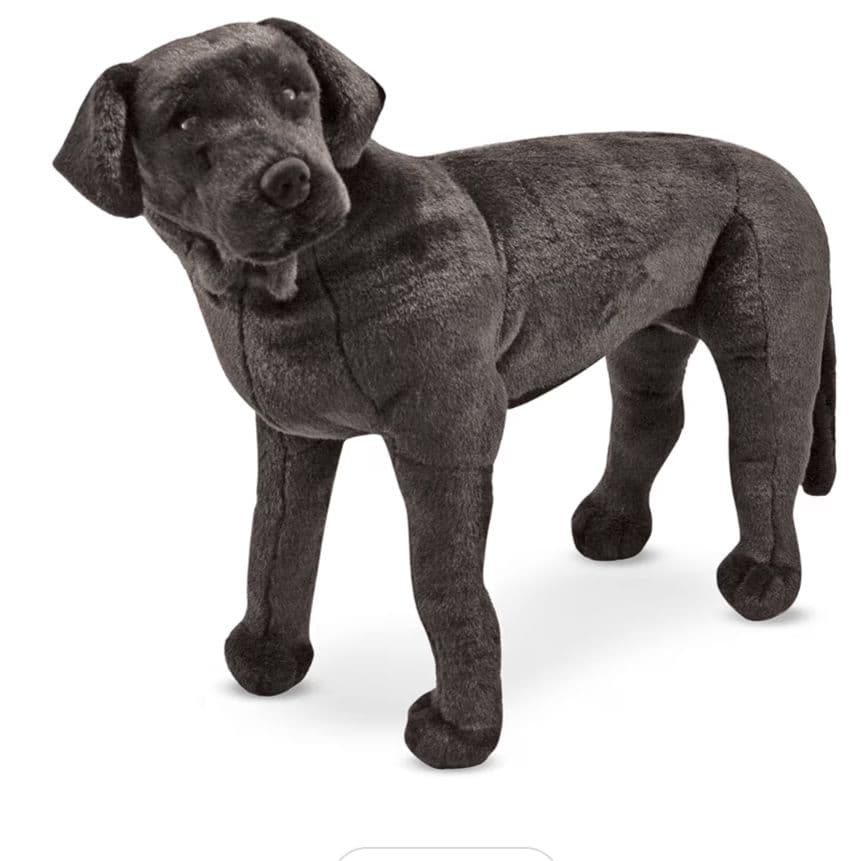 中古！レア商品Melissa & Doug ブラックラブラドールぬいぐるみ