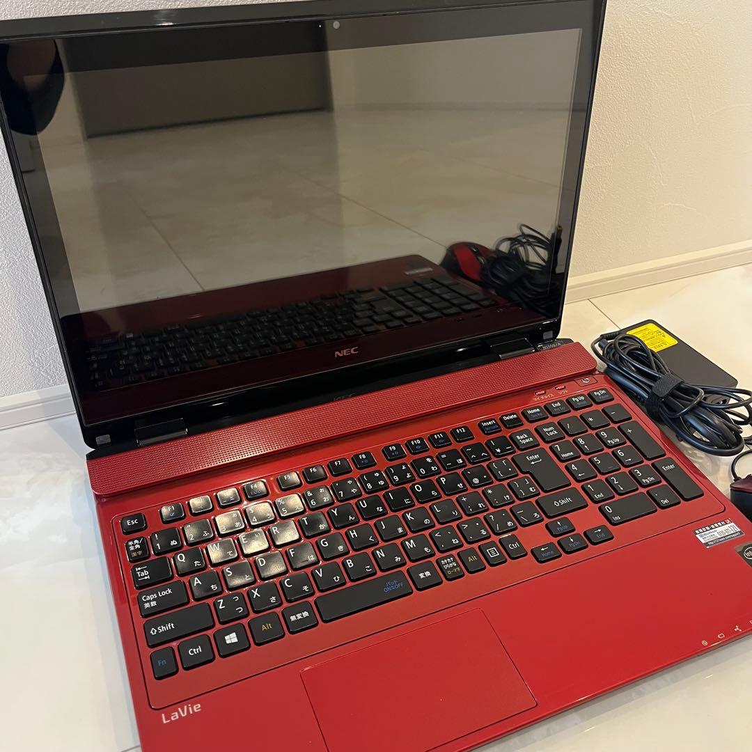 NEC ノートパソコン LaVie NS550/AAR NS550AAR - メルカリ
