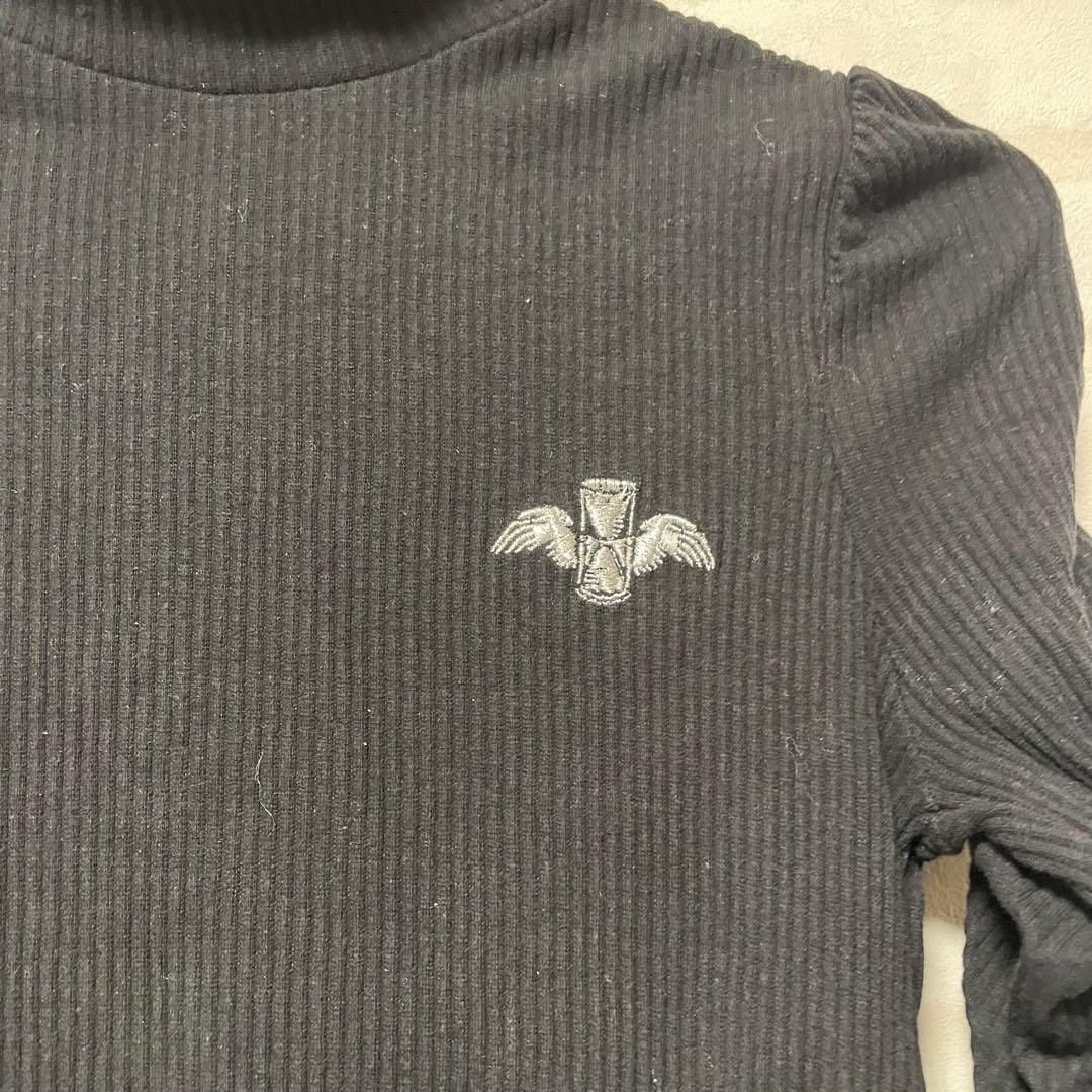 DimMoire ディムモアールくしゅくしゅニットトップス 黒 - メルカリ