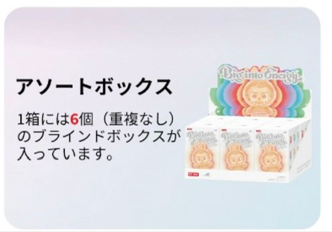 THE MONSTERS Labubu Big into Energy2アソート