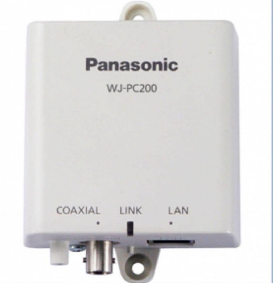 Panasonic 防犯カメラ LANコンバーター（カメラ側） WJ-PC200 WJ-PC200UX 同軸-LANコンバーター(カメラ側) 1台 i-PRO 【通販モノタロウ】