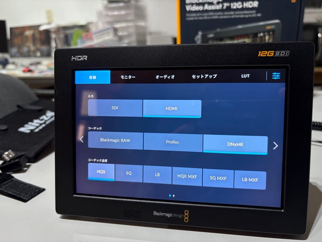 BlackMagic Video Assist 7インチ　12G HDR Blackmagic Design Video Assist 7